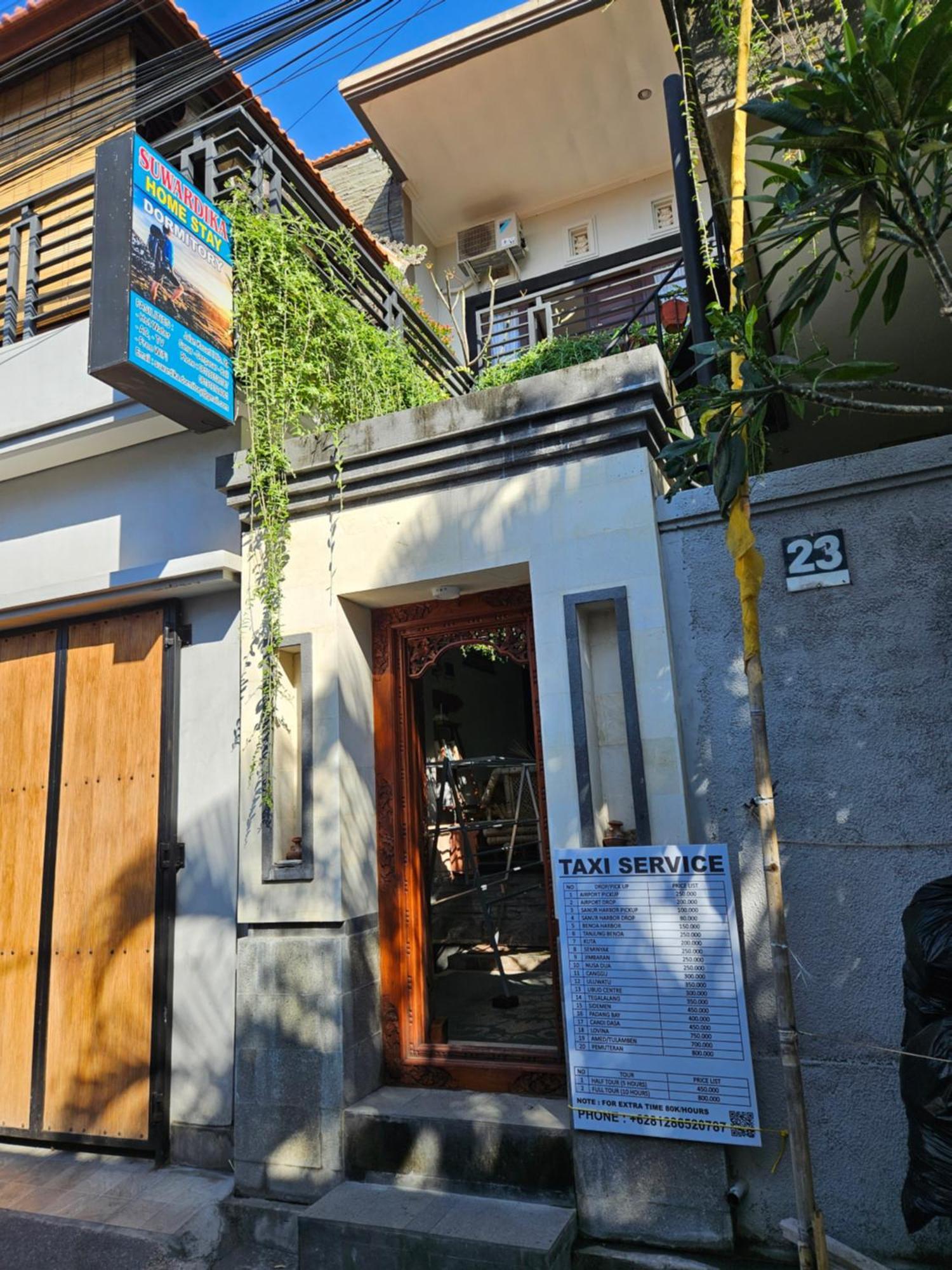 Suwardika Homestay & Dormitory Sanur Екстериор снимка